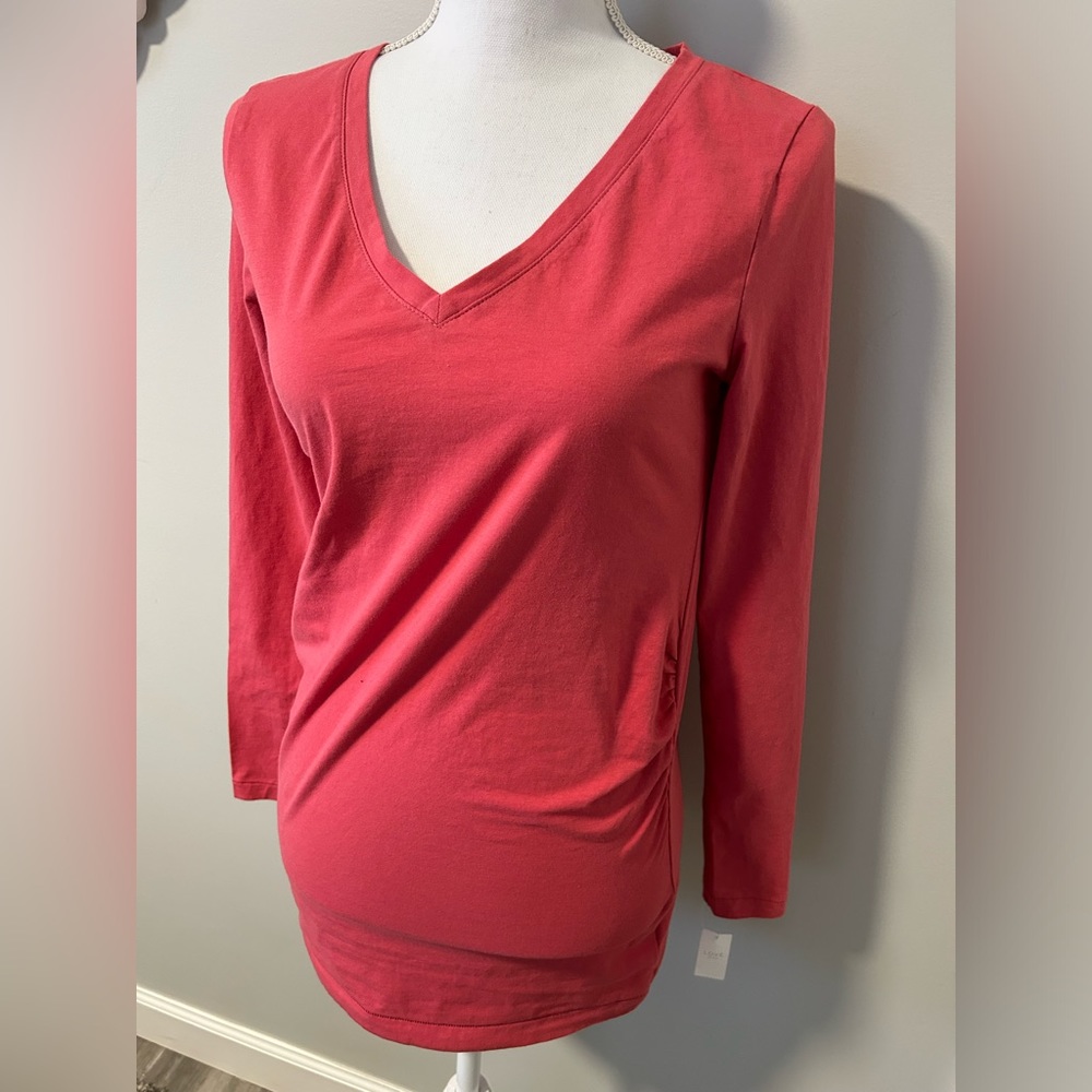 NWT GAP MATERNITY stretch long sleeve tee